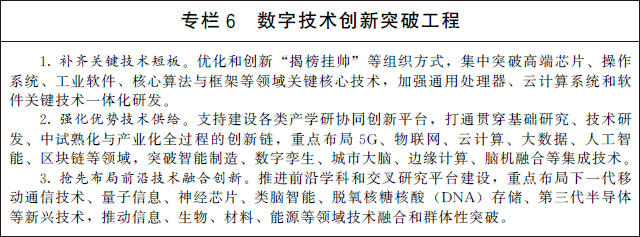 国务院关于印发“十四五”数字经济发展规划的通知